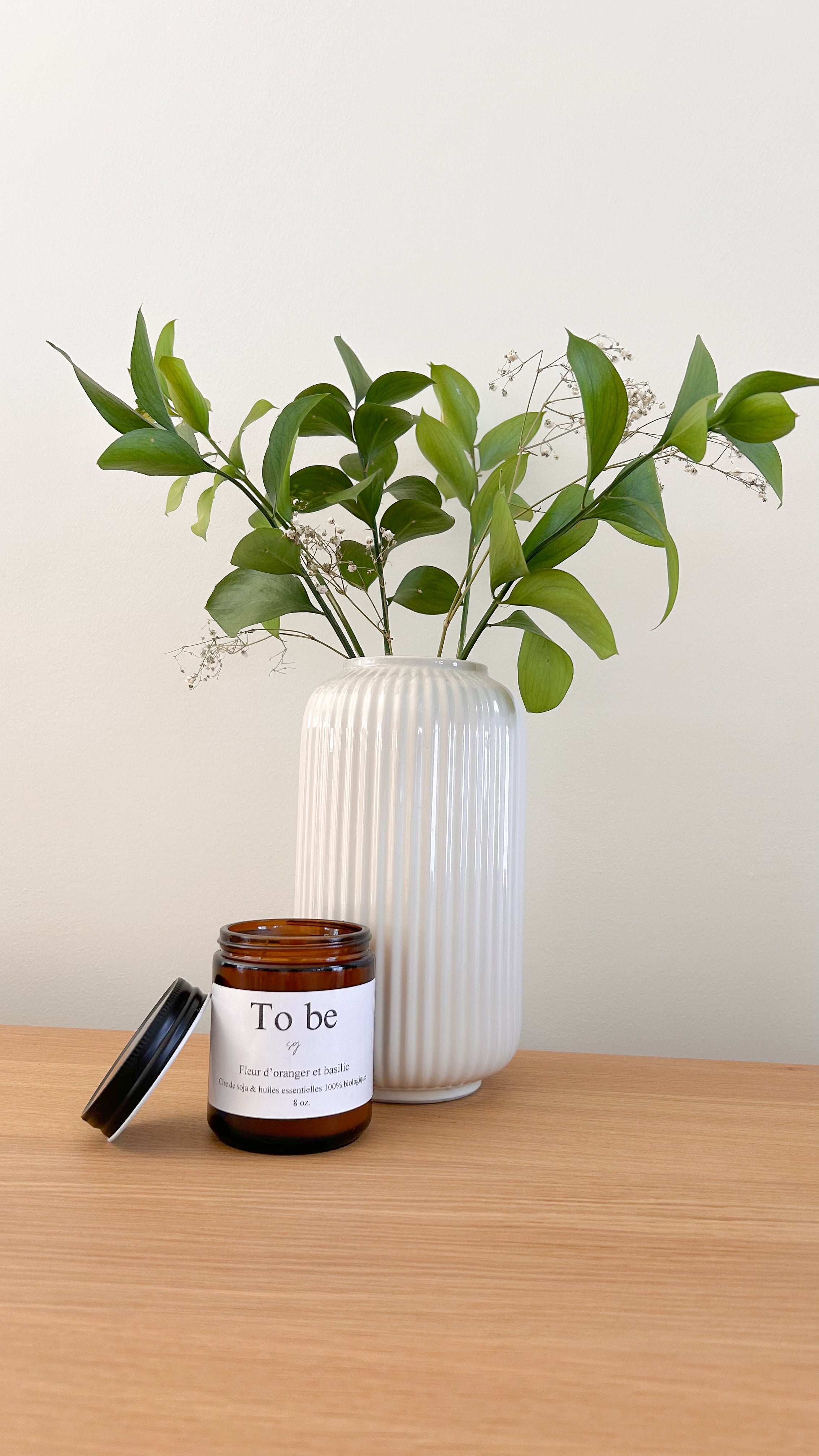 Fleur d'oranger et basilic